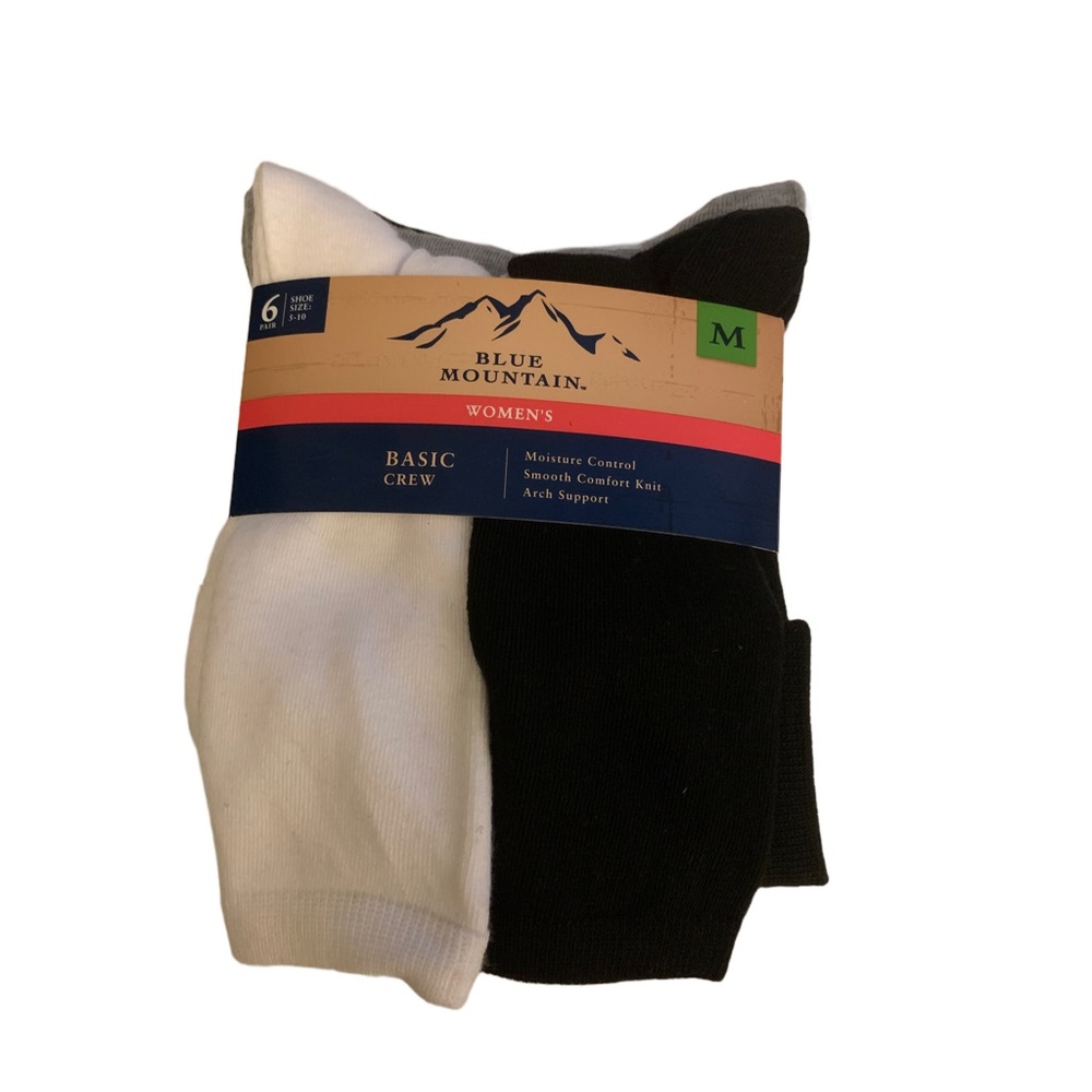 Blue Mountain women’s Basic Crew Sock